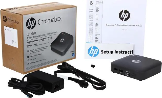 Alt view image 6 of 6 - HP Desktop PC Chromebox CB1-020 Intel Celeron 2955U 2GB DDR3 16GB SSD Intel HD Graphics Google Chrome OS