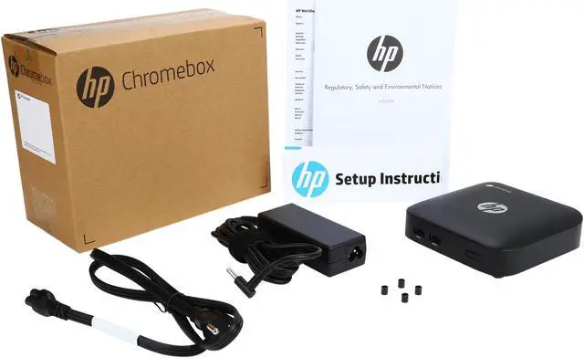 Alt view image 6 of 6 - HP Desktop Computer Chromebox (J5N50UT#ABA) Celeron 2955U (1.4 GHz) 4 GB DDR3 16 GB SSD Google Chrome OS