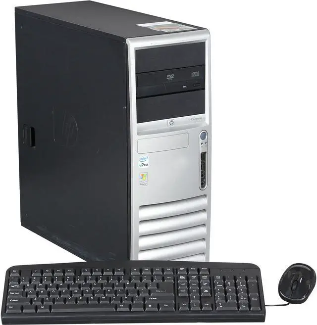 Main image of HP Desktop PC DC7700 (DTCOMQ7700-MT2W) 1.80GHz 2GB 160GB HDD Intel GMA 3100 Windows 7 Home Premium
