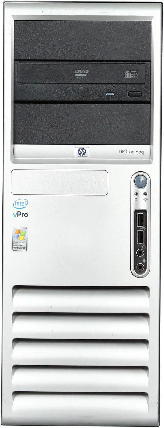 Alt view image 2 of 9 - HP Desktop PC DC7700 (DTCOMQ7700-MT2W) 1.80GHz 2GB 160GB HDD Intel GMA 3100 Windows 7 Home Premium