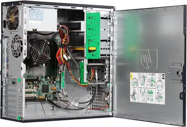 Alt view image 5 of 9 - HP Desktop PC DC7700 (DTCOMQ7700-MT2W) 1.80GHz 2GB 160GB HDD Intel GMA 3100 Windows 7 Home Premium