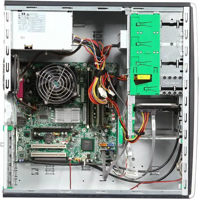 Alt view image 6 of 9 - HP Desktop PC DC7700 (DTCOMQ7700-MT2W) 1.80GHz 2GB 160GB HDD Intel GMA 3100 Windows 7 Home Premium