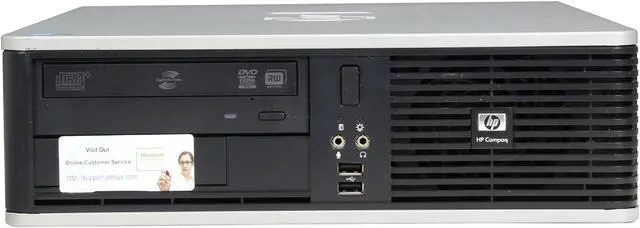 Alt view image 2 of 8 - HP DC7900 [Microsoft Authorized Recertified Off Lease] Small Form Factor Desktop PC with Intel Core 2 Duo E7500 2.93Ghz, 4GB DDR2 RAM, 2TB HDD, Windows 7 Professional 64 Bit