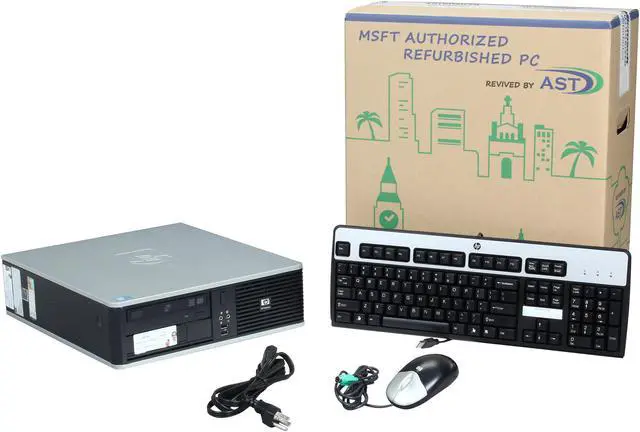 Alt view image 8 of 8 - HP DC7900 [Microsoft Authorized Recertified Off Lease] Small Form Factor Desktop PC with Intel Core 2 Duo E7500 2.93Ghz, 4GB DDR2 RAM, 2TB HDD, Windows 7 Professional 64 Bit