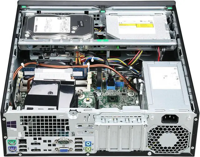 Alt view image 7 of 8 - HP Desktop Computer ProDesk 600 G1 Small Form Factor (G5R60UT#ABA) Intel Core i5 4590 (3.30 GHz) 4 GB DDR3 500 GB HDD Intel HD Graphics 4600 Windows 7 Professional with Windows 8.1 Pro upgradable