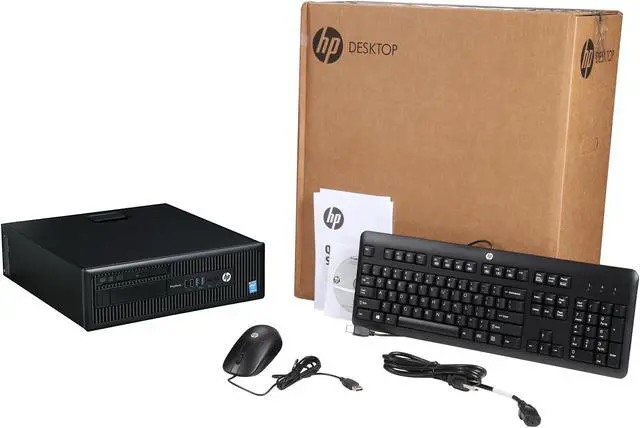 Alt view image 9 of 8 - HP Desktop Computer ProDesk 600 G1 Small Form Factor (G5R60UT#ABA) Intel Core i5 4590 (3.30 GHz) 4 GB DDR3 500 GB HDD Intel HD Graphics 4600 Windows 7 Professional with Windows 8.1 Pro upgradable