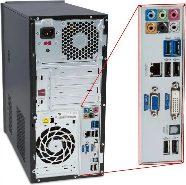 Alt view image 4 of 5 - HP Desktop PC Pavilion 500-217C (F3D66AAR#ABA) AMD A8-6500 8GB 1TB HDD AMD Radeon HD 8570D Windows 8 64-bit