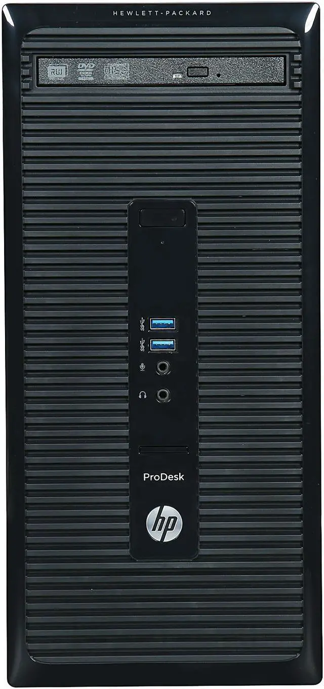 Alt view image 2 of 9 - HP Desktop Computer ProDesk 405 G2 Microtower (J6D48UT#ABA) A8-Series APU A8-6410 (2.00 GHz) 4 GB DDR3 500 GB HDD AMD Radeon HD 8400 Windows 8.1 Pro 64-Bit
