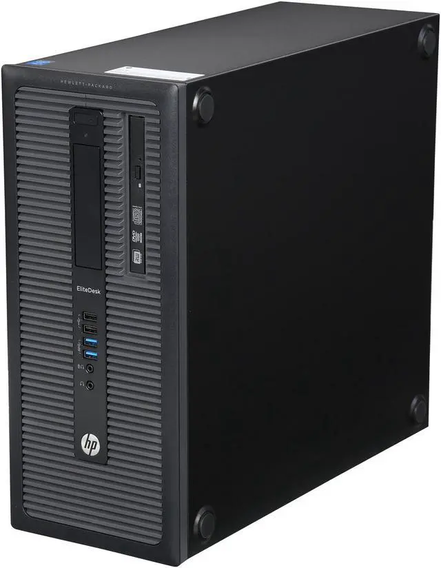 Alt view image 3 of 10 - HP Desktop PC J6D89UT#ABA Intel Core i5-4590 4GB DDR3 500GB HDD Intel HD Graphics 4600 Windows 7 Professional 64-Bit with Windows 8.1 Pro License