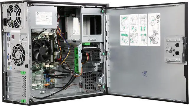 Alt view image 5 of 10 - HP Desktop PC J6D89UT#ABA Intel Core i5-4590 4GB DDR3 500GB HDD Intel HD Graphics 4600 Windows 7 Professional 64-Bit with Windows 8.1 Pro License