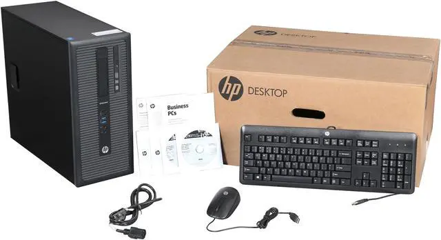 Alt view image 10 of 10 - HP Desktop PC J6D89UT#ABA Intel Core i5-4590 4GB DDR3 500GB HDD Intel HD Graphics 4600 Windows 7 Professional 64-Bit with Windows 8.1 Pro License