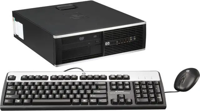 Main image of HP 8100 Elite [Microsoft Authorized Recertified] Small Form Factor Desktop PC with Quad Core Intel Core i5-760 2.80Ghz (3.33Ghz Turbo), 4GB RAM, 1TB HDD, DVDROM, Windows 7 Professional 64 Bit