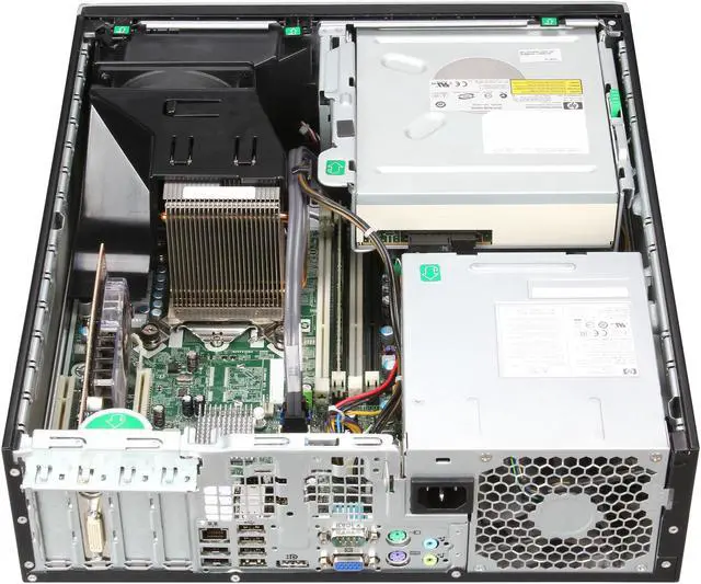 Alt view image 6 of 8 - HP 8100 Elite [Microsoft Authorized Recertified] Small Form Factor Desktop PC with Quad Core Intel Core i5-760 2.80Ghz (3.33Ghz Turbo), 4GB RAM, 1TB HDD, DVDROM, Windows 7 Professional 64 Bit