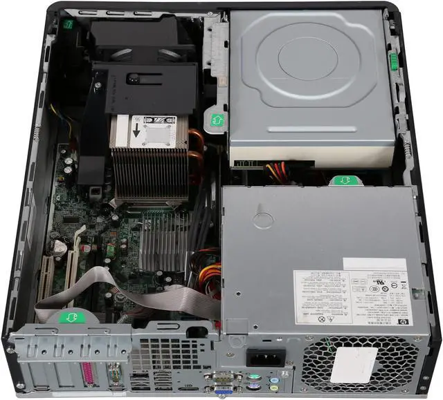 Alt view image 6 of 14 - HP DC7900 Small Form Factor Desktop PC Bundle with Core 2 Duo 3.0GHz, 4GB Memory, 1TB HDD, Windows 7 Professional 64-Bit.
22" HP ZR22W Widescreen LCD, keyboard and mouse included