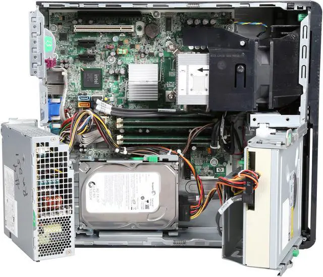 Alt view image 8 of 9 - HP DC5800 [Microsoft Authorized Recertified] Small Form Factor Desktop PC with Intel Pentium Dual Core 2.0Ghz, 2GB RAM, 160GB HDD, DVD-CDRW Combo, Windows 7 Home Premium 32 Bit