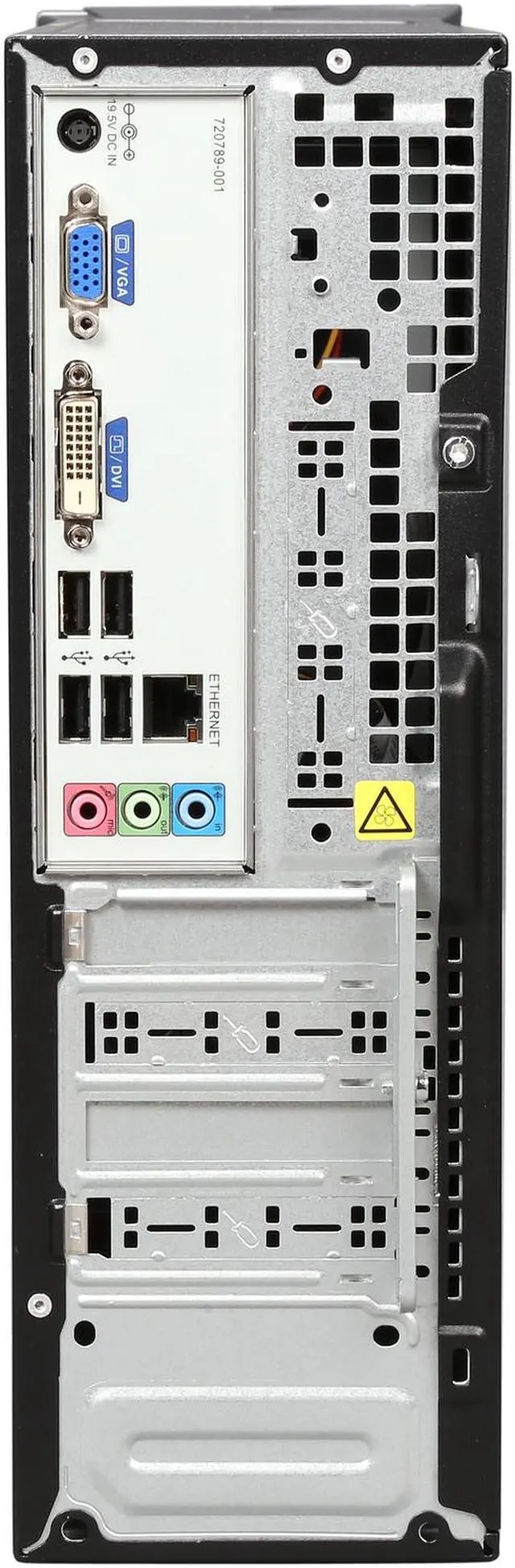 Alt view image 8 of 9 - HP Pavilion Slimline Desktop AMD E1-2500, 4GB RAM, 500GB HDD, Radeon HD8240, DVDRW Lightscribe, Windows 8 Pro 64 Bit