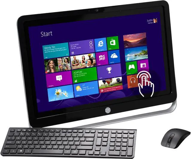 Refurbished: HP All-in-One PC Pavilion 23-H017C Intel Core i3