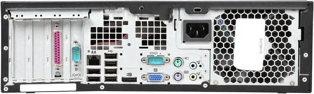 Alt view image 5 of 12 - HP Elite 8000 [Microsoft Authorized Recertified] Small Form Factor Desktop PC + Monitor Bundle with Intel Core 2 Duo 3.0GHz, 4GB DDR3, 1TB HDD, DVDROM, Windows 7 Professional 64 Bit, 22" HP ZR22W Wide