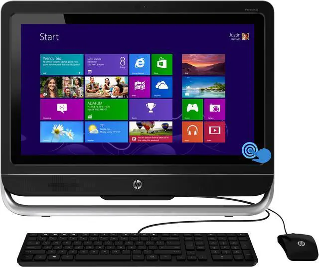 Refurbished: HP All-in-One PC Pavilion TouchSmart 23-h027c Intel