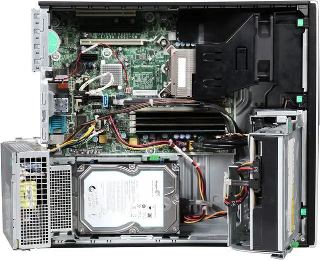 Alt view image 7 of 8 - HP 8100 Elite [Microsoft Authorized Recertified] Small Form Factor Desktop PC with Intel Core i5-650 3.10Ghz, 8GB RAM, 1TB HDD, DVDRW, Windows 7 Professional 64 Bit