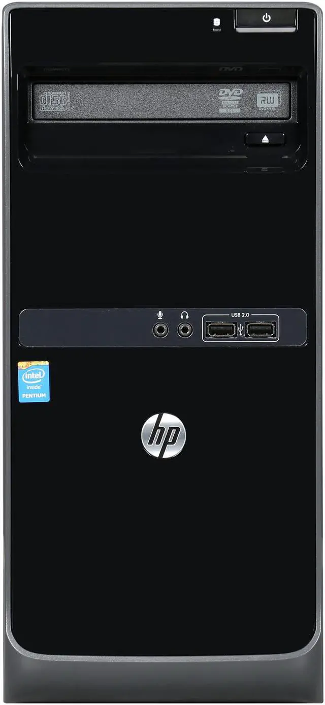 Alt view image 2 of 9 - HP 200-G1 Desktop PC (L5L54US#ABA) Pentium J2900 (2.41GHz) 4GB DDR3 500GB HDD Windows 7 Professional Pre-installed with Windows 8.1 Pro License