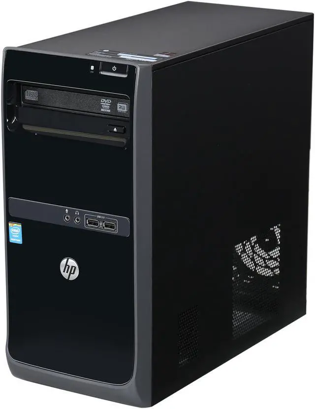 Alt view image 3 of 9 - HP 200-G1 Desktop PC (L5L54US#ABA) Pentium J2900 (2.41GHz) 4GB DDR3 500GB HDD Windows 7 Professional Pre-installed with Windows 8.1 Pro License
