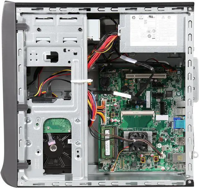 Alt view image 6 of 9 - HP 200-G1 Desktop PC (L5L54US#ABA) Pentium J2900 (2.41GHz) 4GB DDR3 500GB HDD Windows 7 Professional Pre-installed with Windows 8.1 Pro License