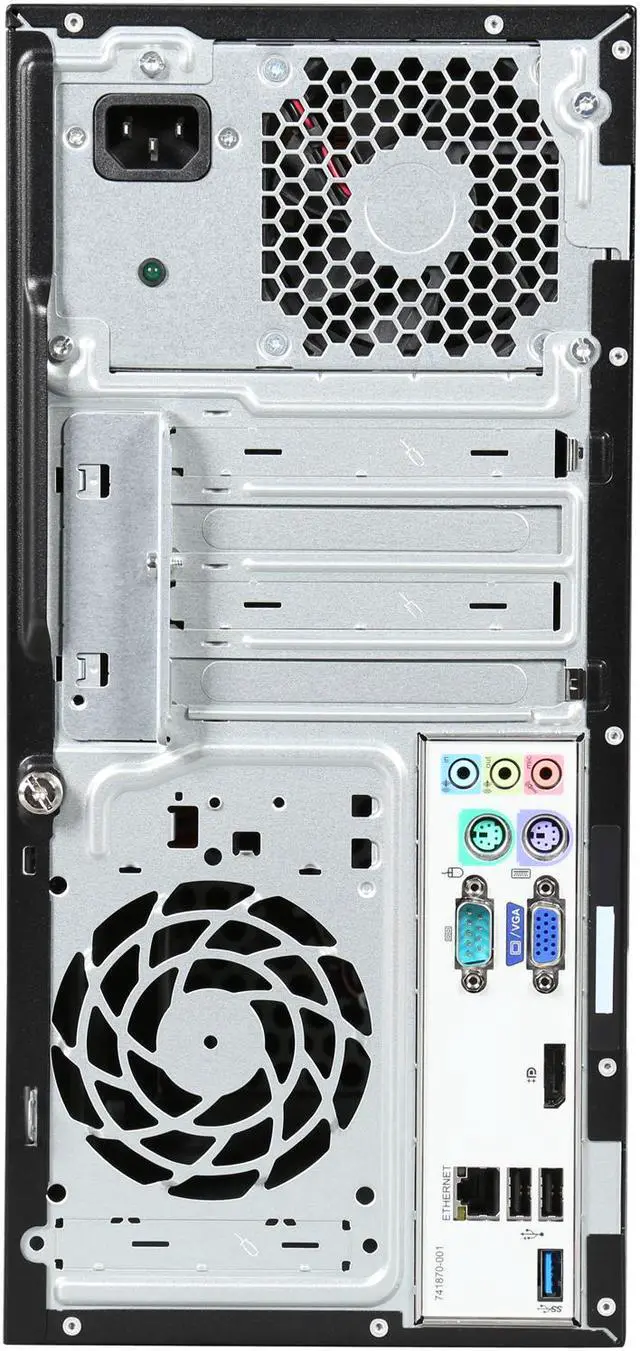 Alt view image 8 of 9 - HP 200-G1 Desktop PC (L5L54US#ABA) Pentium J2900 (2.41GHz) 4GB DDR3 500GB HDD Windows 7 Professional Pre-installed with Windows 8.1 Pro License