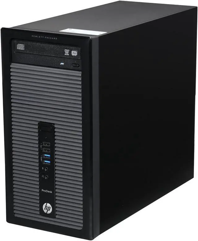 Alt view image 3 of 9 - HP Desktop PC ProDesk 405-G1 (L5M60US#ABA) AMD A4-5000 4GB DDR3 500GB HDD AMD Radeon HD 8330 Windows 7 Professional Pre-installed with Windows 8.1 Pro License and Media