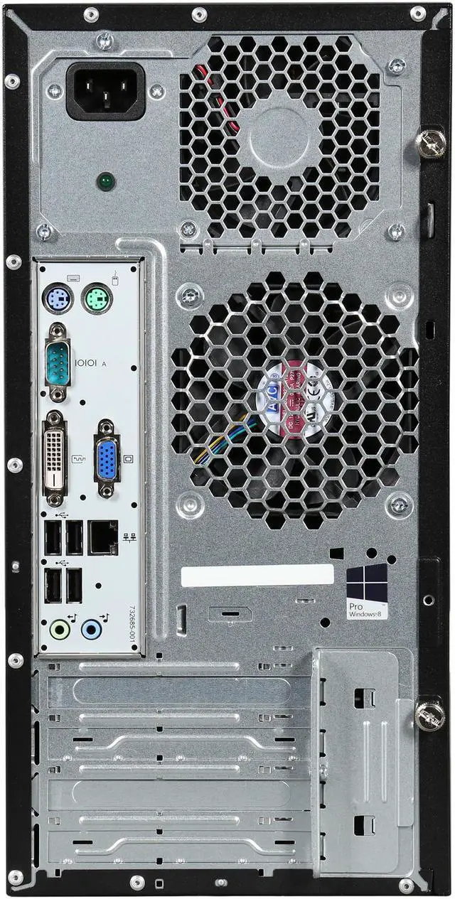 Alt view image 8 of 9 - HP Desktop PC ProDesk 405-G1 (L5M60US#ABA) AMD A4-5000 4GB DDR3 500GB HDD AMD Radeon HD 8330 Windows 7 Professional Pre-installed with Windows 8.1 Pro License and Media