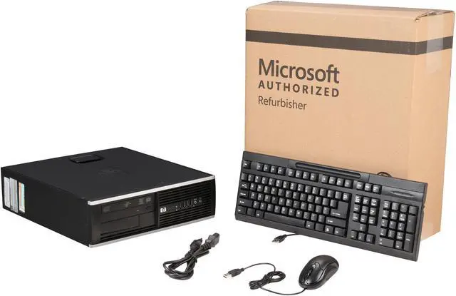 Alt view image 8 of 8 - HP 6005 Pro Small Form Factor Desktop PC with AMD Athlon II X2 3.0Ghz, 4GB RAM, 750GB HDD, DVDRW, Windows 7 Professional 64 Bit (Microsoft Authorized Refurbish) w/1 year warranty