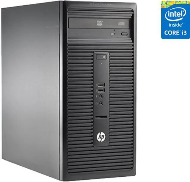 Main image of HP 280 G1 MicroTower Business Desktop PC(K1L19UT) Intel Core i3-4150 (3.50 GHz) 4 GB DDR3 500 GB HDD Windows 7 Professional (available through downgrade rights from Windows 8.1 Pro)