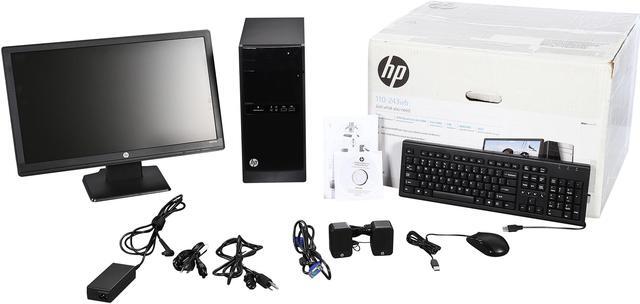 Alt view image 15 of 15 - HP Desktop PC 110-243WB AMD A4-5000 8GB DDR3 1TB HDD AMD Radeon HD 8330 Windows 8.1