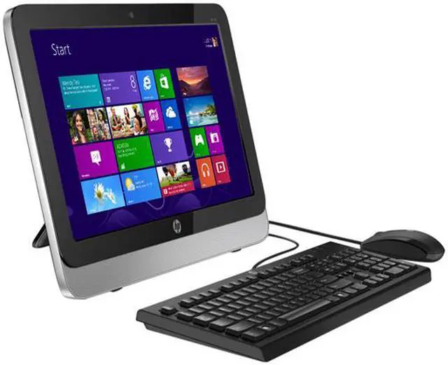 Alt view image 3 of 3 - HP 18" All-In One Desktop (18-5110) with AMD E1-2500 1.40Ghz, 4GB RAM, 500GB HDD, Radeon HD 8240, Webcam, Windows 8.1