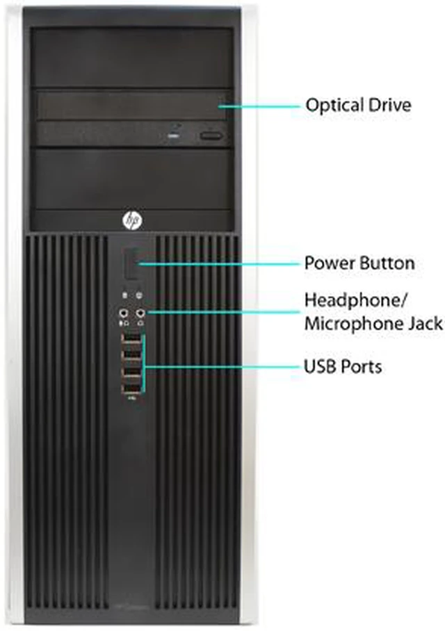 Alt view image 2 of 3 - HP Desktop Computer 8200 Intel Core i5-2500 8 GB 1TB HDD Intel HD Graphics 2000 Windows 10 Pro 64-Bit