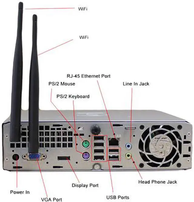 Alt view image 4 of 4 - HP Desktop Computer DC7900 Intel Core 2 Duo E8400 4GB DDR2 80GB HDD Intel GMA 4500 Windows 7 Professional 64-bit