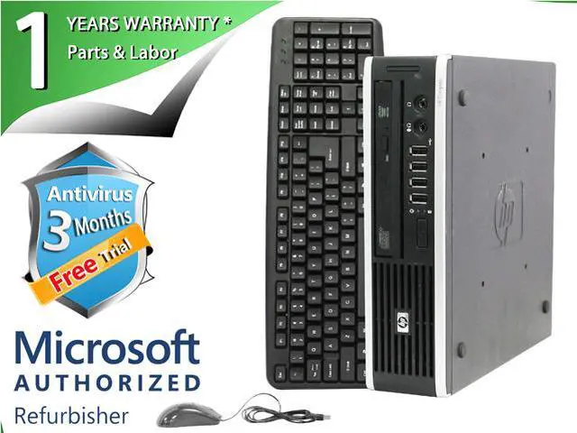 Main image of HP Desktop Computer Elite 8000 Intel Core 2 Duo E8400 4GB DDR3 160GB HDD Windows 7 Professional 64-bit