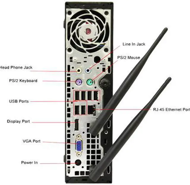 Alt view image 4 of 4 - HP Desktop Computer Elite 8000 Intel Core 2 Duo E8400 4GB DDR3 160GB HDD Windows 7 Professional 64-bit