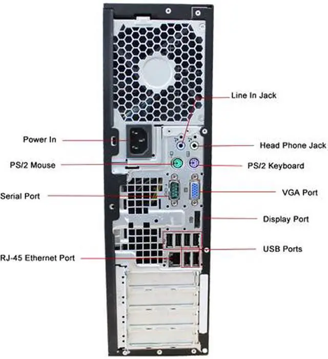 Alt view image 4 of 4 - HP Desktop Computer 6000 Pro Intel Pentium E6300 4GB DDR3 250GB HDD Intel GMA 4500 Windows 7 Professional 64-bit