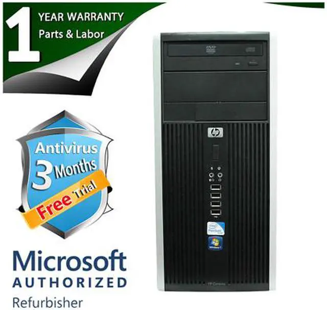 Alt view image 2 of 4 - HP Desktop Computer 6000 Pro Intel Core 2 Duo E8400 4GB DDR3 250GB HDD Intel GMA 4500 Windows 7 Professional 64-bit