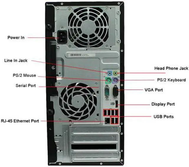 Alt view image 4 of 4 - HP Desktop Computer 6000 Pro Intel Core 2 Duo E8400 4GB DDR3 250GB HDD Intel GMA 4500 Windows 7 Professional 64-bit
