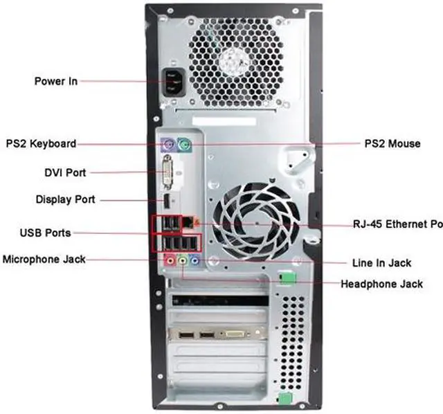 Alt view image 4 of 4 - HP Desktop Computer Z210 Intel Xeon E3-1240 8GB DDR3 2TB HDD NVIDIA NVS 300 Windows 7 Professional 64-bit