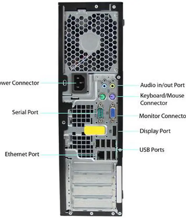 Alt view image 3 of 3 - HP A Grade Desktop Computer 6200 Intel Core i3-2100 4GB DDR3 500GB HDD Intel HD Graphics 2000 Windows 10 Pro 64-Bit