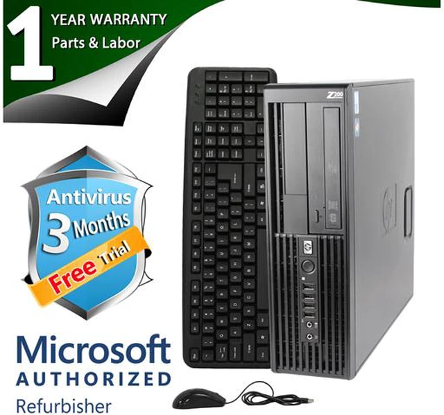 Main image of HP Desktop Computer Z200 Intel Core i5-650 8GB DDR3 2TB HDD Intel HD Graphics Windows 7 Professional 64-bit
