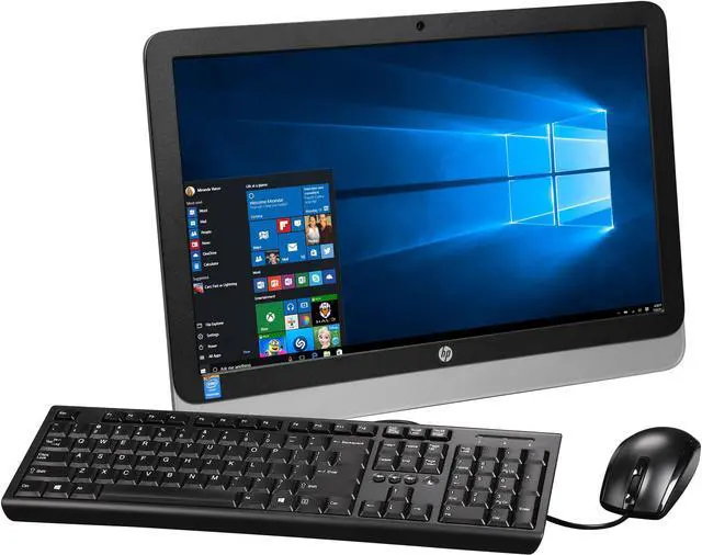 Main image of HP All-in-One Computer 22-3019 Intel Pentium G3250T 4 GB DDR3L 1TB HDD 21.5" Windows 8.1