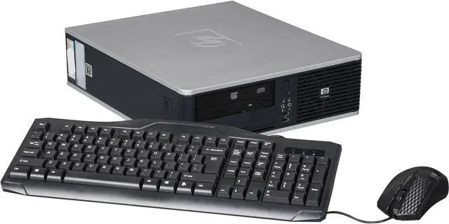 Main image of HP Desktop Computer DC7900 Core 2 Quad 2.40GHz 4GB 500GB HDD Windows 7 Professional 64-Bit (Microsoft Authorized Refurbish) w/1 year warranty