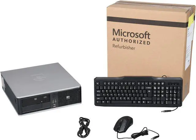 Alt view image 8 of 8 - HP Desktop Computer DC7900 Core 2 Quad 2.40GHz 4GB 500GB HDD Windows 7 Professional 64-Bit (Microsoft Authorized Refurbish) w/1 year warranty