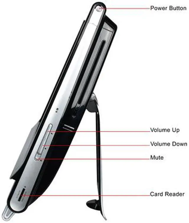 Alt view image 4 of 4 - HP All-in-One Computer TouchSmart 9100 4GB DDR3 1TB HDD 23" Windows 7 Professional 64-bit