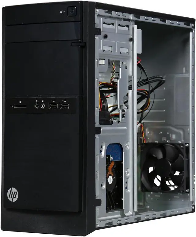 Alt view image 7 of 9 - HP Desktop Computer 110-243W A4-Series APU A4-5000 (1.5 GHz) 8 GB Memory 1 TB HDD Windows 10 Pro