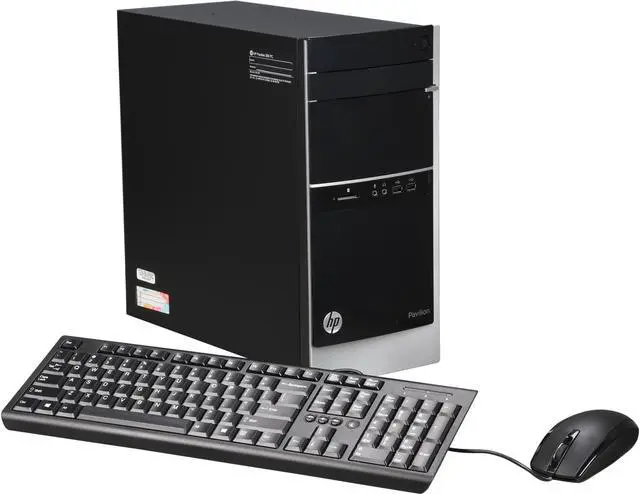 Main image of HP Desktop Computer Pavilion 500-467C AMD A8-6410 8 GB 1TB HDD AMD Radeon R5 Windows 10 Home